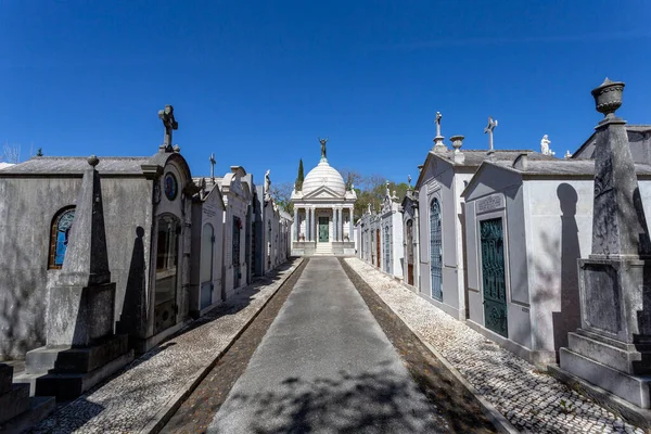 Lizbona Portugalia 2023 Cmentarz Alto Sao Joao Letni Dzień Lizbonie — Zdjęcie stockowe