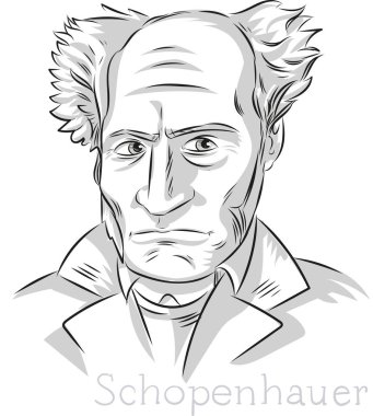 Schopenhauer Filozof El sanat portresi çizdi