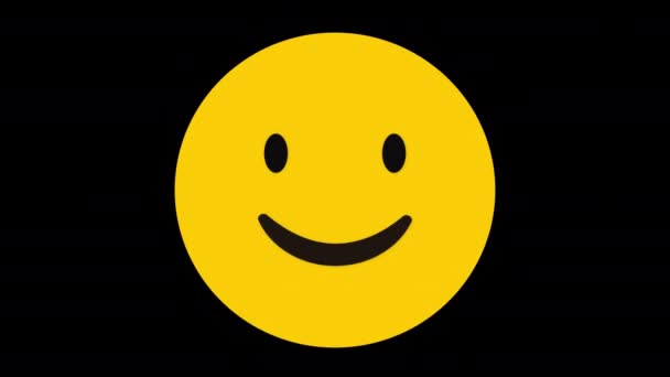 Język Uśmiech Ikona Wektor Symbol Znak Ilustracja Przycisk Projekt Biznes — Wideo stockowe