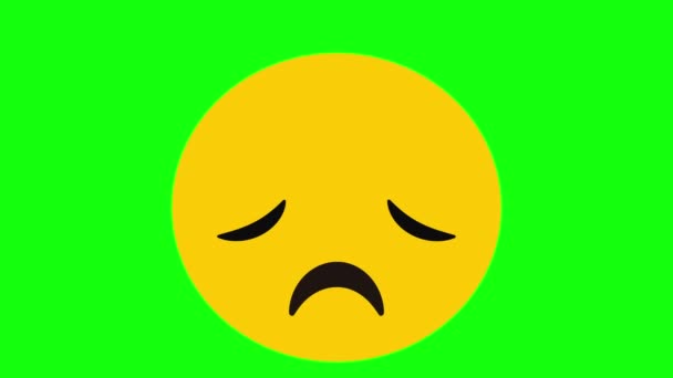 Utanç Kötü Ikon Emoji Gülümseme Bulmaca Yapboz Parça Çözüm Oyun — Stok video