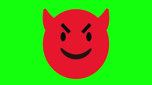 Onda Sjuka Liksom Ikon Emoji Leende Pussel Pussel Pussel Bit — Stockvideo