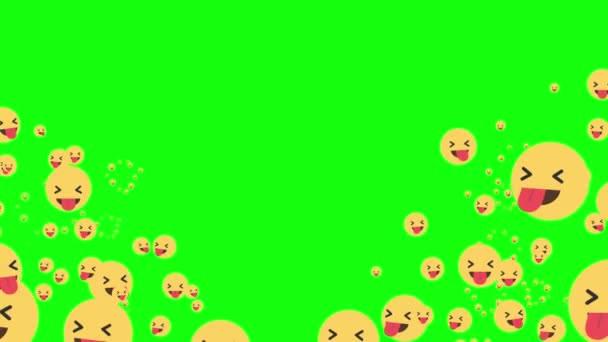 Język Jak Ikona Emoji Uśmiech Puzzle Układanki Kawałek Biznes Rozwiązanie — Wideo stockowe