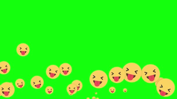 Tong Zoals Icoon Emoji Glimlach Puzzel Decoupeerzaag Stuk Bedrijf Oplossing — Stockvideo