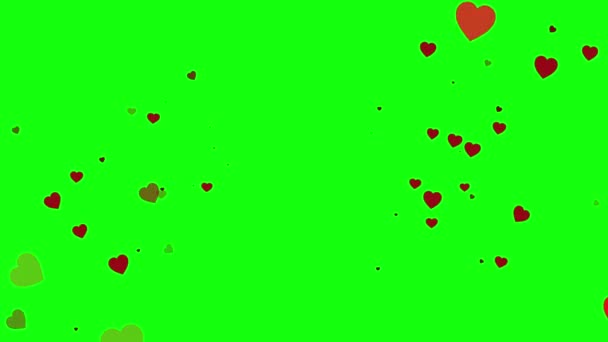이모티콘 발렌타인 빨간색 로맨스 디자인 발렌타인 로맨틱 아이콘 결혼식 발렌타인데이 — 비디오