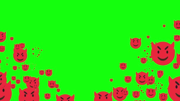 Hallobetween Pumpkin Cat Vector Cartoon Face Illustration Icon Black Holiday — 图库视频影像