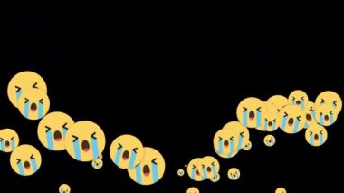 Ağla, gülümse, ağla, düz, yüz, ikon, vektör, illüstrasyon, gözlük, güneş gözlüğü, sembol, çizgi film, göz, baş, gülümseme, sanat, ifade, kadın, işaret, tasarım, uzaylı, maske, moda, duygu, ifade, komik ağız.