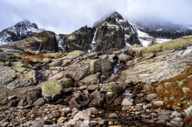 Beş Göl Vadisi, Tatra Ulusal Parkı, Slovakya.