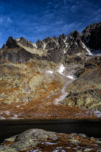 Valley Five Spis Lakes Tatra National Park Slovakien — Stockfoto