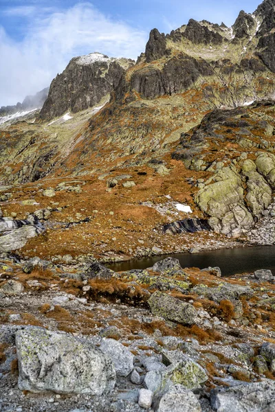 Valle Los Cinco Lagos Spis Parque Nacional Tatra Eslovaquia —  Fotos de Stock