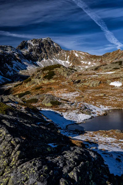 Grande Valle Del Freddo Parco Nazionale Dei Tatra Slovacchia — Foto Stock