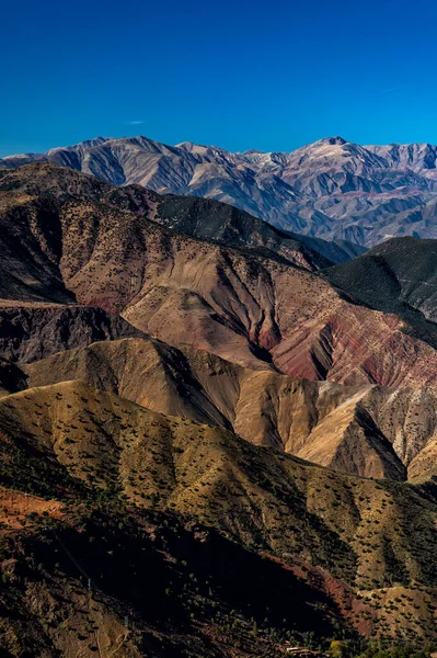 Krajina Vysokých Pohoří Atlas Maroko — Stock fotografie