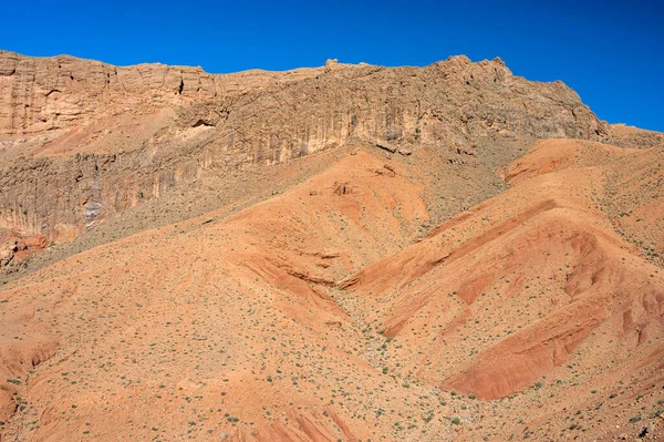 Desert Βουνά Τοπίο Στην Περιοχή Των Φαραγγιών Dades Boumalne Dades — Φωτογραφία Αρχείου