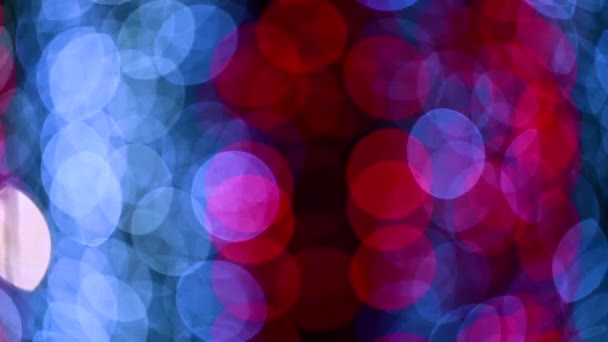 Blurred Traces Lights Spots Background Full Unfocused Colored Lights — Stock Video