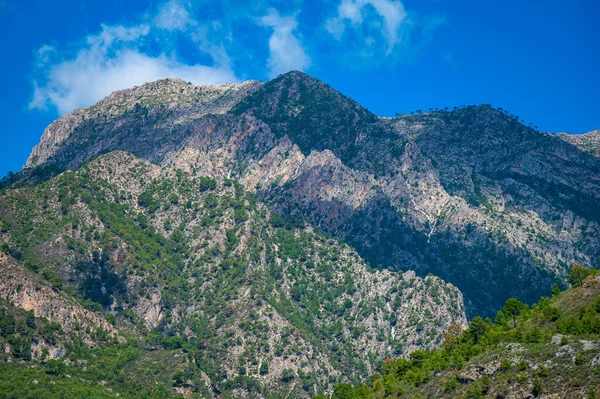 Bella Destinazione Viaggio Una Spagna Meridionale Montagne Sierras Tejeda Almijara — Foto Stock