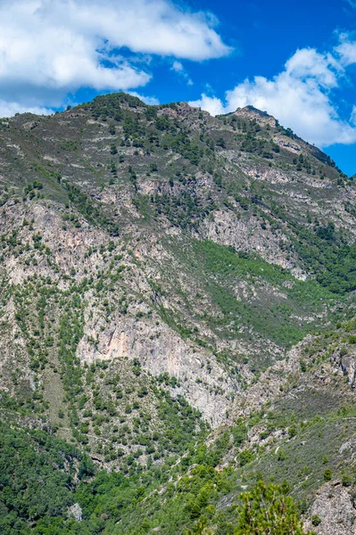 Мбаппе Турист Южной Испании Горы Сьерра Техеда Альмихара Альхама — стоковое фото