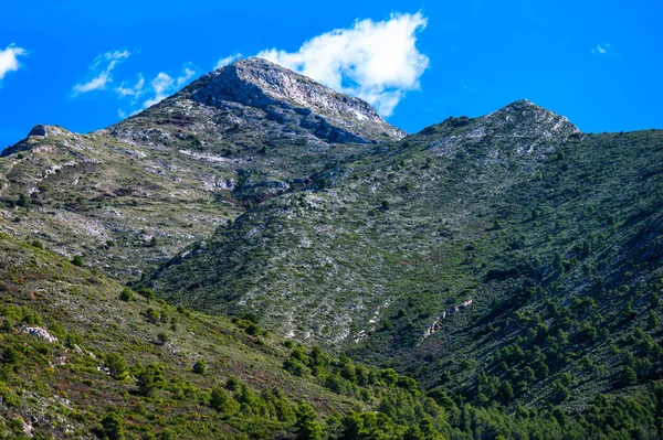 Гора Эль Као Красивое Туристическое Направление Южной Испании Горы Сьерра — стоковое фото