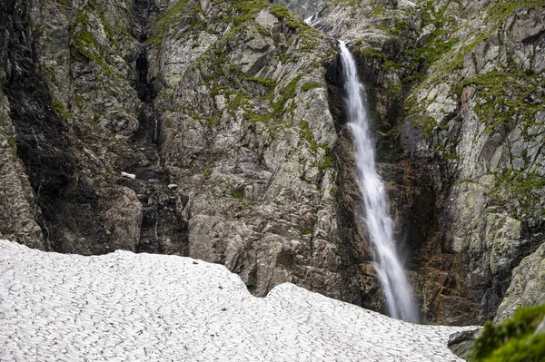 Водоспад Долині Велика Змарзла Національний Парк Татра Словаччина — стокове фото