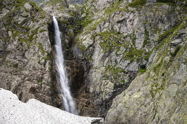 Водоспад Долині Велика Змарзла Національний Парк Татра Словаччина — стокове фото