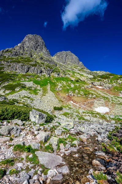 One Most Beautiful Travel Destination Slovakia Summer Landscape High Tatras — Stock Photo, Image