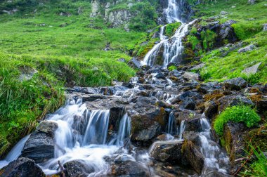 şelale fagaras Dağları, Romanya.