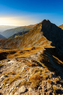 Tatra Dağları 'nın resimli manzarası. Mt. Ostry Rohac, Western Tatras, Slovakya.