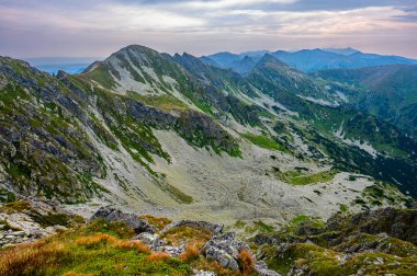 Tatra Dağları 'nın manzarası. Prislop Dağı 'nın manzarası, 2142 metre..