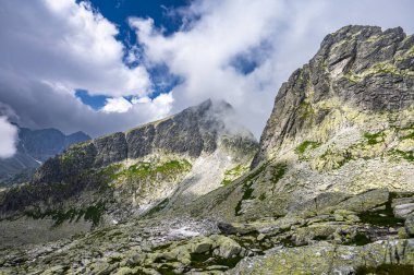 Tatra Dağları 'nın yaz manzarası. Javorovy Tepesi.