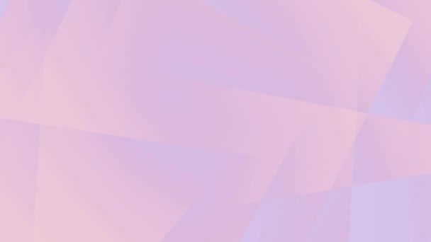 Анімований Пастельний Рожевий Синій Геометричний Абстрактний Фон — стокове відео