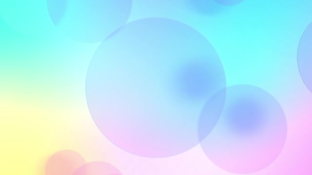 Animation Looping Animated Mockup Translucent Copy Space Circle Other Circles — 비디오