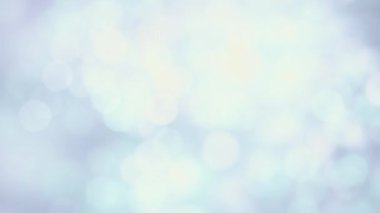 60 FPS 'de açık mavi bir bokeh' in bulanık arkaplanı döngüye alındı