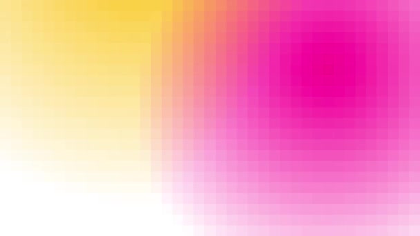 Abstract Pixelachtige Achtergrond Geanimeerd Een Lus Van Twee Gradiënt Kleuren — Stockvideo