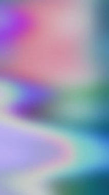 Dikey bileşim biçiminde renkli dalgaların sıvı dokusunun tekrarlanmış canlandırılmış soyut arkaplanı