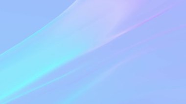Döngülü 3D Canlandırma - Pürüzsüz şeffaf dalgalı bir şeklin açık mavi soyut arkaplanı.