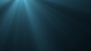 Koyu arkaplanda döngü halinde mavi ışık ışınları