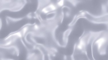 Pearlescent Akışkan Dalgalar Dokusunun 3 boyutlu Animasyon Döngüsü Soyut Arkaplanı