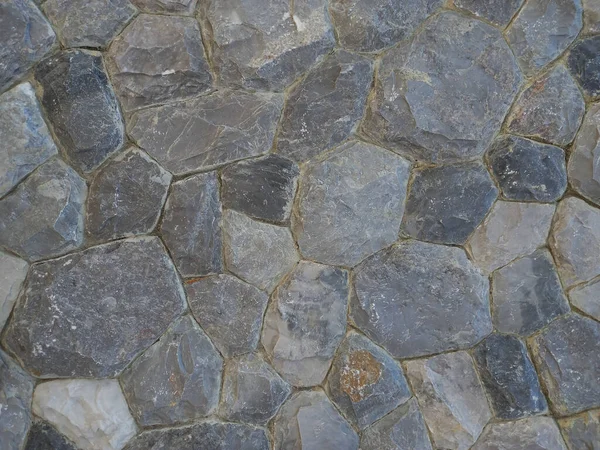 Background Gray Stone Wall Texture Closeup Design — Stock Photo, Image