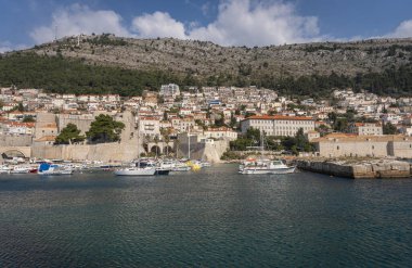 Old port of the Old City of Dubrovnik, Croatia