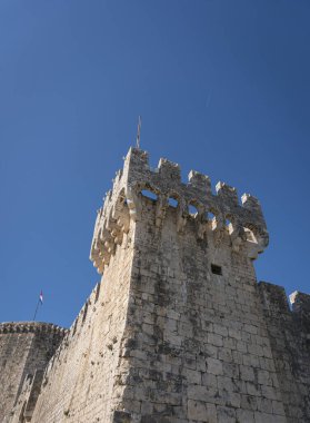 Tower of Kamerlengo Castle in the Old City Trogir, Croatia