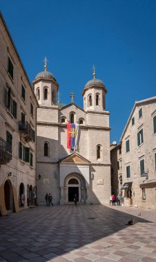 Karadağ 'ın Eski Kent Kotor kentindeki Aziz Niklas Kilisesi