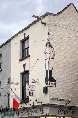 Canterbury, Kent, İngiltere 'de antik bina cephesi