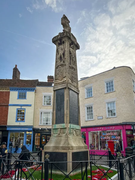 Memorialul Război Din Orașul Canterbury Kent Marea Britanie — Fotografie, imagine de stoc