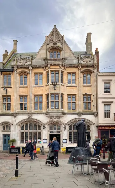 Starożytna Fasada Budynku Canterbury Kent — Zdjęcie stockowe