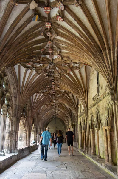 Katedra Katedralna Canterbury Kent Wielka Brytania — Zdjęcie stockowe