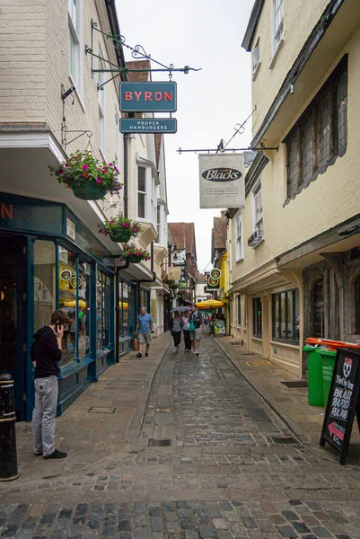 Butchery Lane Nella Città Canterbury Kent Regno Unito — Foto Stock