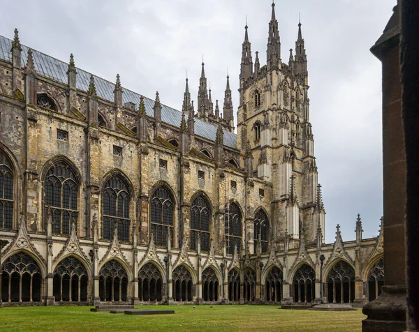 Architettura Della Cattedrale Canterbury Nella Città Canterbury Kent Regno Unito — Foto Stock