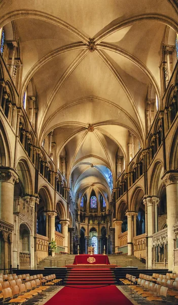 Architektura Uvnitř Katedrály Canterbury Městě Canterbury Kent Velká Británie — Stock fotografie