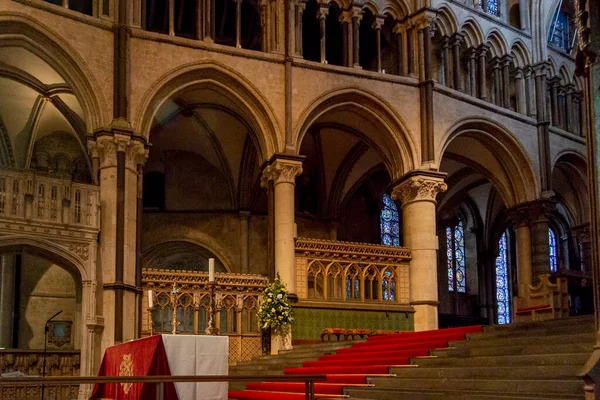Architektura Katedrze Canterbury Kent Wielka Brytania — Zdjęcie stockowe