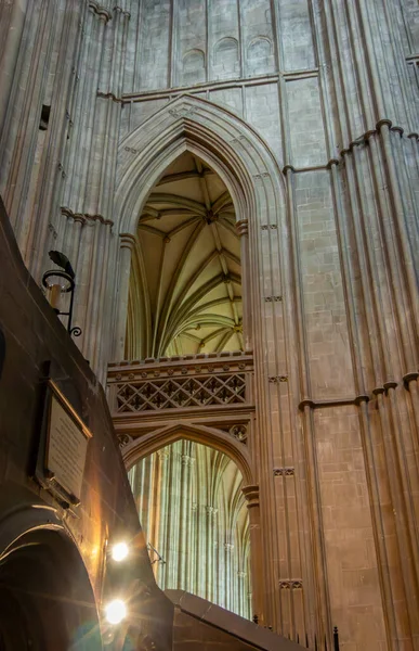 Architektur Innerhalb Der Kathedrale Von Canterbury Der Stadt Canterbury Kent — Stockfoto