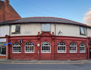 Birleşik Krallık 'ın Kuzey Galler' deki Wrexham şehrindeki eski Union Tavern meyhanesi.