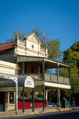 Beechworth, Avustralya, Nisan 2018 - Beechworth, Victoria, Avustralya 'daki tarihi binalar